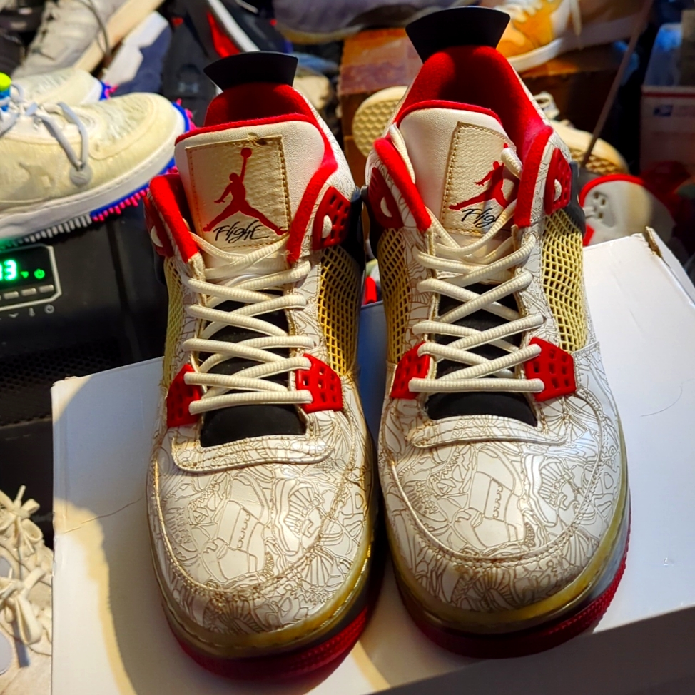 Air Jordan Fusion 4 White Cement